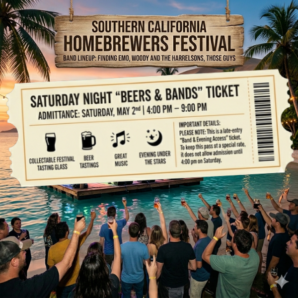 Beers and Bands Ticket Image